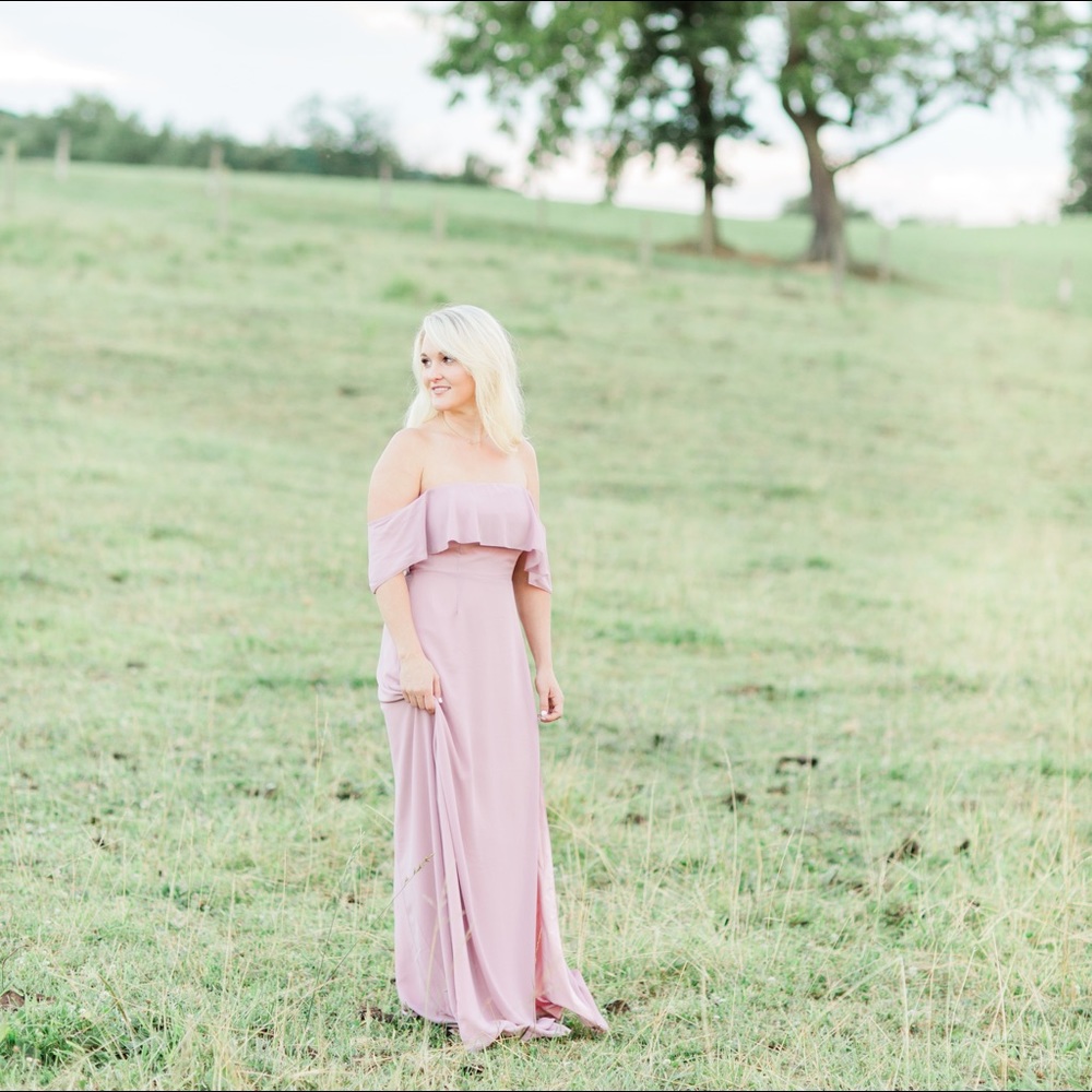 Tobi Pink Fantsy Maxi Dress